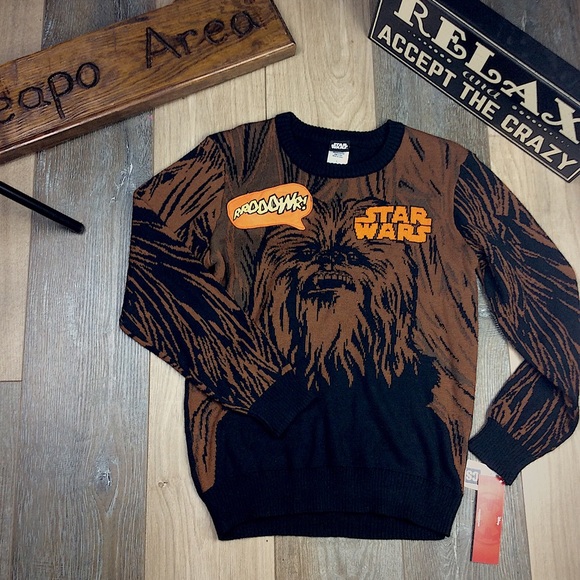 Disney Other - Star Wars Boy's Chewbacca Sweater Disney.